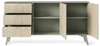Kommode Silva KSZD-158 in Eukalyptus + Scandi-Fischgrätmuster