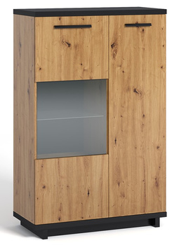 Standvitrine Zonda 90 cm mit Beleuchtung