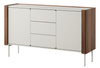 Kommode Kalon KSZ-141 Kaschmir / Warmia-Nussbaum