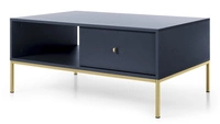Marineblau + goldene Füße