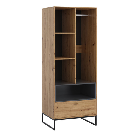 Kleiderschrank Randy SZ2D 2-türig mit Metallfüßen