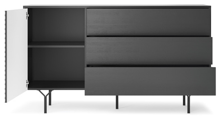 Moderne Kommode East KSZ144 mit drei Schubladen