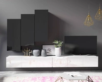 Schwarz + Schwarz glänzend / Weiß + Weiß glänzend