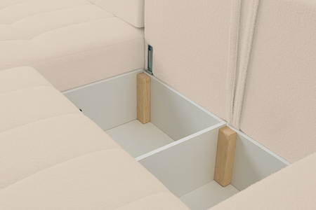 Ecksofa Palermo mit Schlaffunktion und Bettkasten
