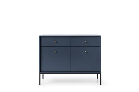 Die stilvolle Kommode Bari KSZ104 in Marineblau