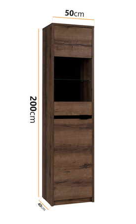Vitrine Martin mit LED-Beleuchtung
