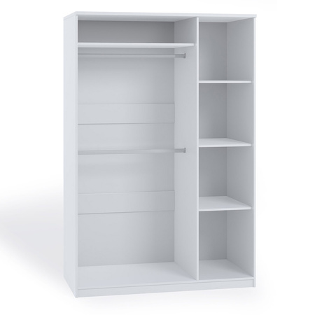 3-türig Schrank Tamiza Breite 135 cm Weiß